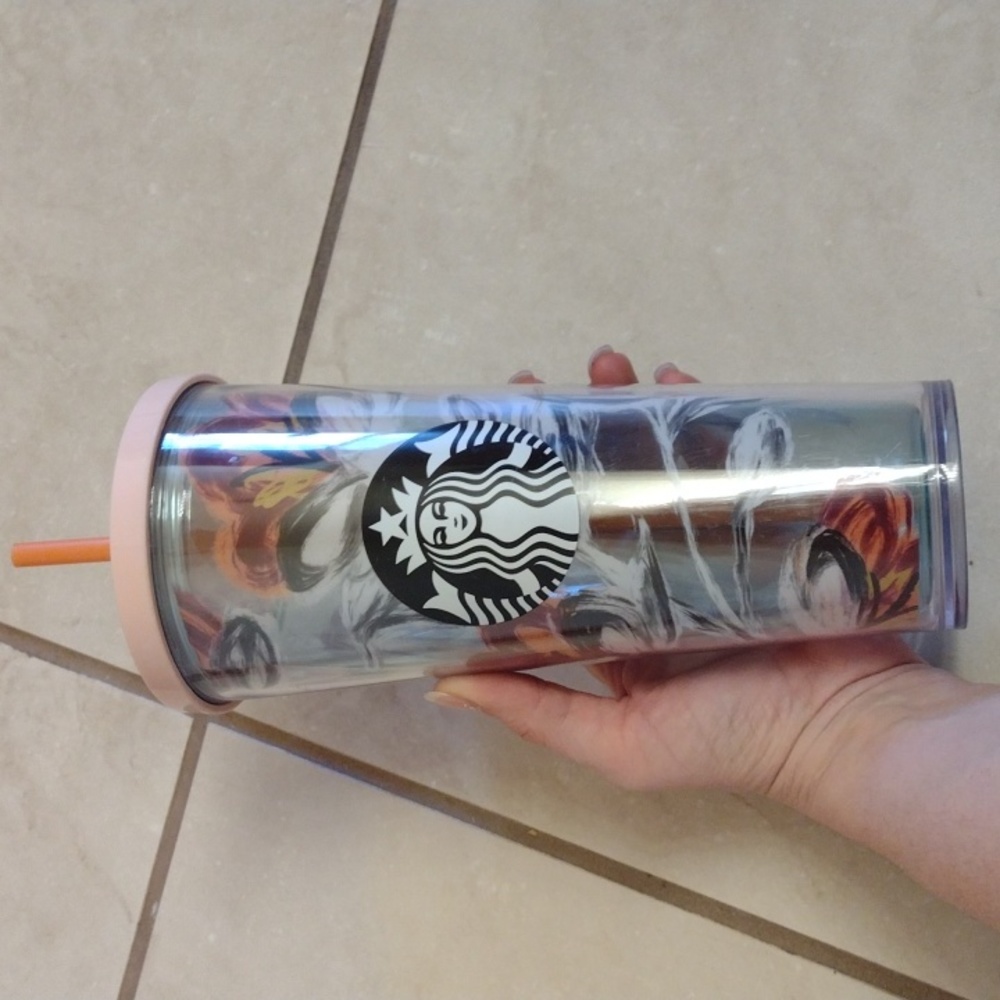 Rare! Hard to find Starbucks Peony tumbler 24 fluid ounce